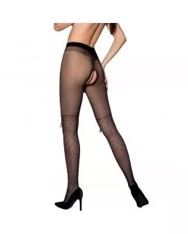 Passion - Tiopen 009 Schwarze Strumpfhose 20 Den 1/2