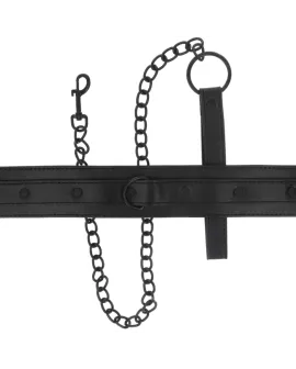 Intense Fetish - Veganes Lederhalsband für Erotik