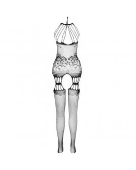 PASSION - BS095 SCHWARZER BODYSTOCKING, EINE GRÖSSE