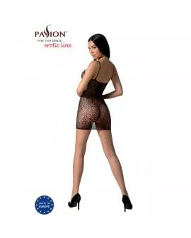 PASSION - BS096 SCHWARZER BODYSTOCKING, EINE GRÖSSE