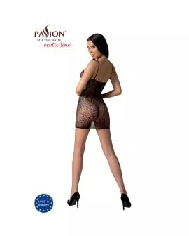 PASSION BS096 - Schwarzer Bodystocking Eine Größe