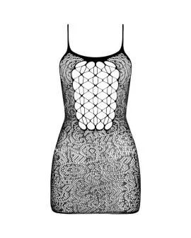 PASSION BS096 - Schwarzer Bodystocking Eine Größe