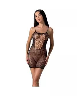PASSION BS096 - Schwarzer Bodystocking Eine Größe