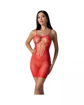 Passion BS096 - Roter Bodystocking Eine Größe