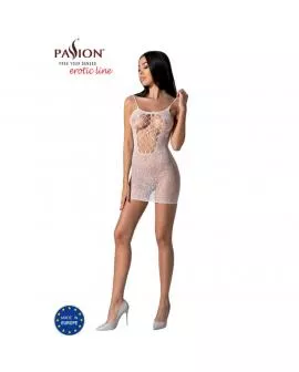 PASSION - BS096 WEISSER BODYSTOCKING, EINE GRÖSSE