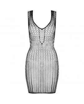 PASSION - BS097 SCHWARZER BODYSTOCKING, EINE GRÖSSE