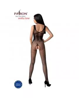 PASSION - BS098 SCHWARZER BODYSTOCKING, EINE GRÖSSE