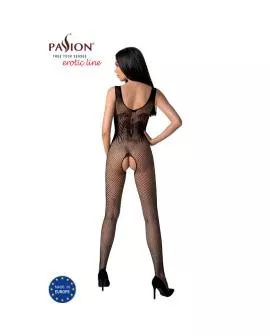 PASSION BS098 - Schwarzer Bodystocking, Eine Größe