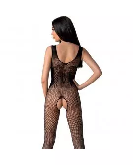 PASSION - BS098 SCHWARZER BODYSTOCKING, EINE GRÖSSE