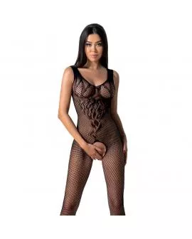 PASSION - BS098 SCHWARZER BODYSTOCKING, EINE GRÖSSE
