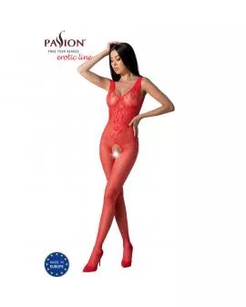PASSION - BS098 ROTER BODYSTOCKING, EINE GRÖSSE