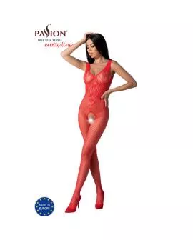 Passion BS098 Roter Bodystocking - Eine Größe