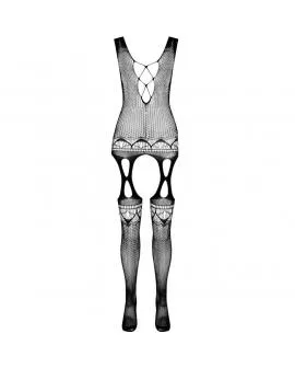 PASSION - BS099 SCHWARZER BODYSTOCKING, EINE GRÖSSE