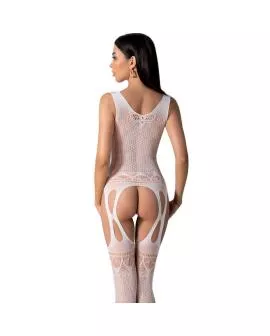 Passion BS099 - Weißer Bodystocking Eine Größe