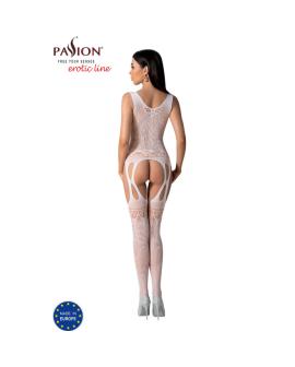 Passion BS099 - Weißer Bodystocking Eine Größe
