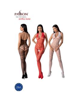 Passion BS100 Bodystocking Rot - Eine Größe