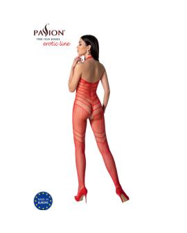 Passion BS100 Bodystocking Rot - Eine Größe