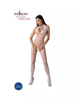 Passion BS100 Weißer Bodystocking - Eine Größe