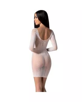 Passion BS101 - Weißer Bodystocking, Eine Größe