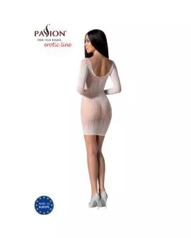 Passion BS101 - Weißer Bodystocking, Eine Größe
