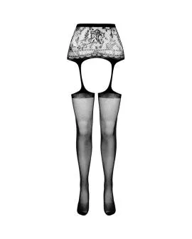 PASSION - S028 SCHWARZE STRUMPFSTRÜMPFE, EINE GRÖSSE