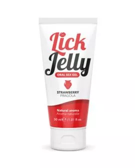 Intimateline - Lick Jelly Erdbere-Gleitgel 50 ml