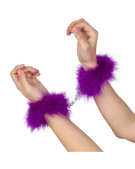 Secretplay - Lila Marabou-Handschellen Erotik