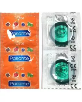 PASANTE - KONDOME GESCHMACK MINZE BEUTEL 144 EINHEITEN