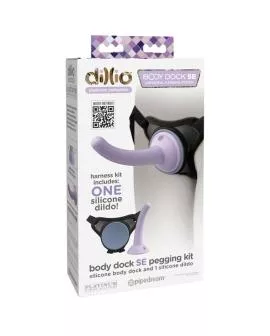 Dillio Body Dock Violettes Harness - Erotik