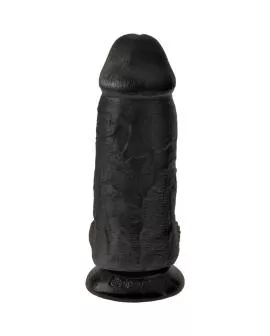 King Cock - Pollige Realistischer Penis 23 cm Schwarz