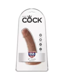 KING COCK - Realistischer Penis 15 cm Karamell