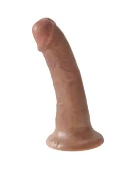 KING COCK - Realistischer Penis 15 cm Karamell