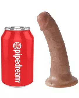 KING COCK - Realistischer Penis 15 cm Karamell