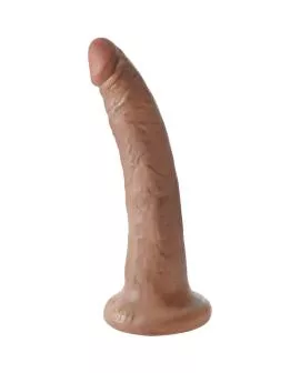KING COCK - REALISTISCHER PENIS 17.5 CM KARAMELL