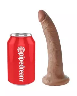 KING COCK - REALISTISCHER PENIS 17.5 CM KARAMELL