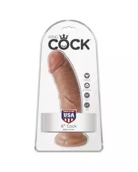 KING COCK - REALISTISCHER PENIS 19.5 CM KARAMELL