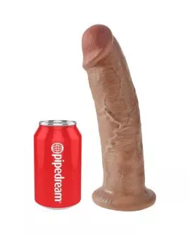 KING COCK - REALISTISCHER PENIS 24 CM KARAMELL