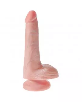 KING COCK - Realistischer Penis mit Eiern 13,5 cm Leicht