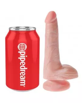 KING COCK - Realistischer Penis mit Eiern 13,5 cm Leicht
