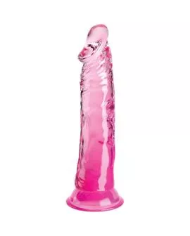 KING COCK Clear Realistischer Penis 19,7 cm Rosa