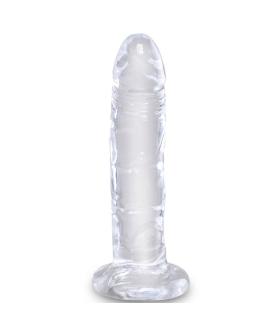 King Cock Clear - Realistischer Penis 15,5 cm Transparent
