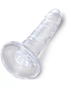 King Cock Clear - Realistischer Penis 15,5 cm Transparent