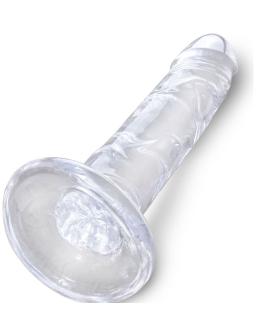 King Cock Clear - Realistischer Penis 15,5 cm Transparent