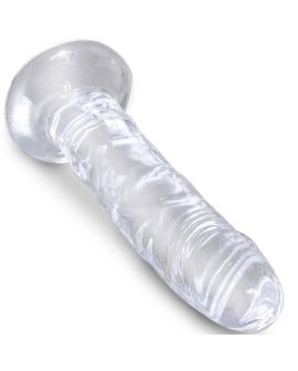 King Cock Clear - Realistischer Penis 15,5 cm Transparent