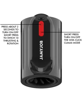 JAMYJOB Vortex - Stoß- und 360° Drehbarer Turbo-Masturbator