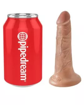 KING COCK - REALISTISCHER PENIS 12 CM KARAMELL