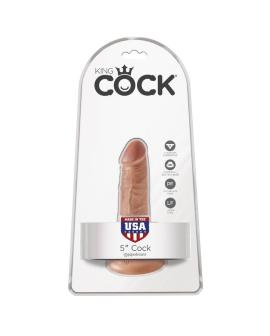 KING COCK - REALISTISCHER PENIS 12 CM KARAMELL