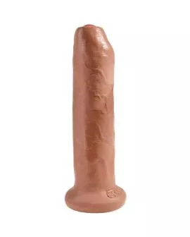 King Cock - Ungeschnittener Realistischer Penis 17,8 cm Karamell