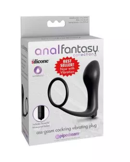Anal Fantasy Elite - Ass-Gasm Cockring Vibrator Plug