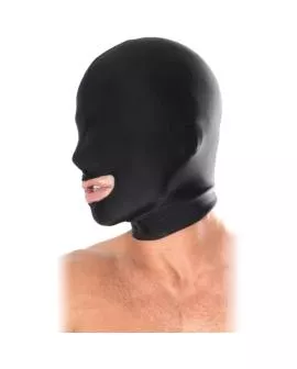 Fetish Fantasy Series - Haube mit offenem Mund Schwarz